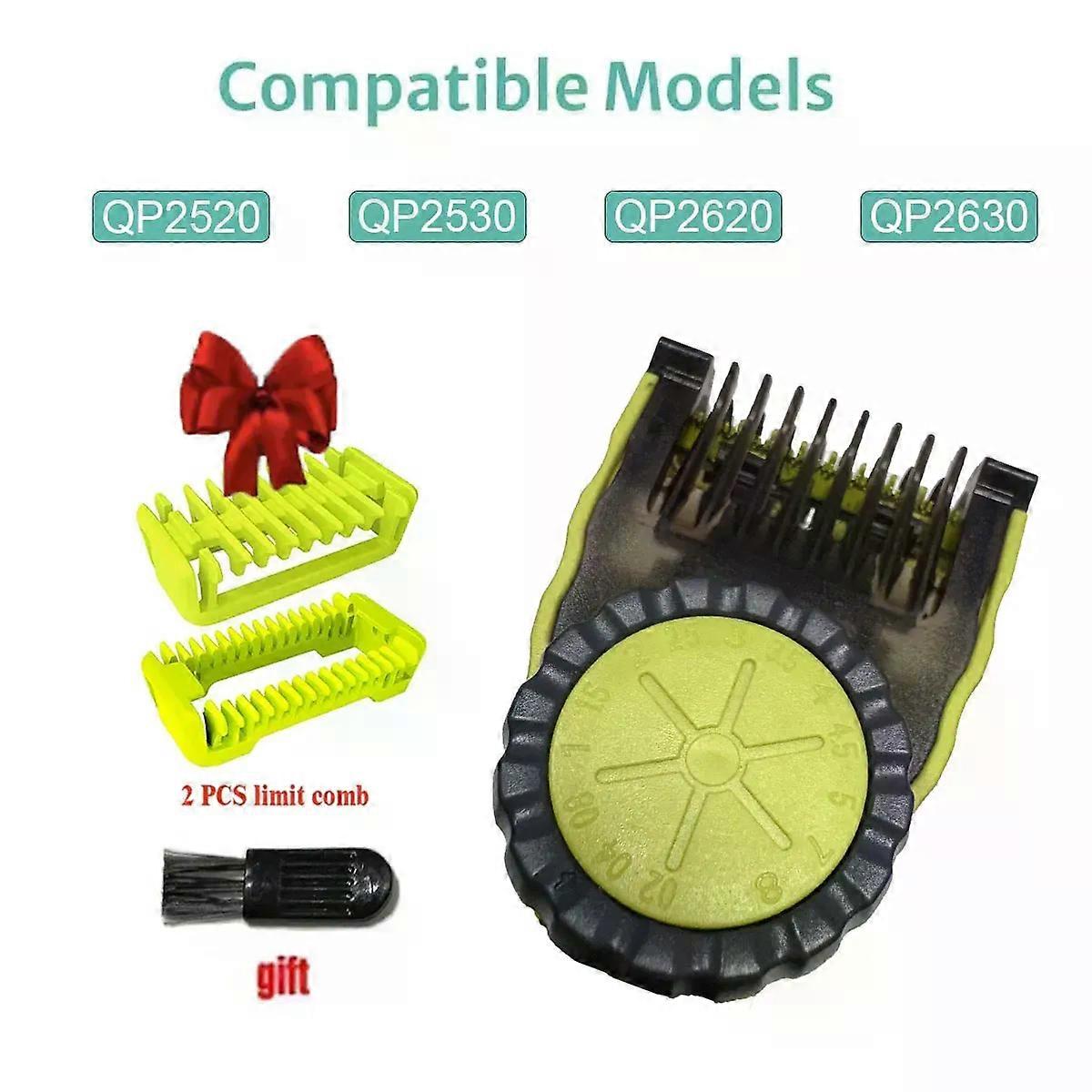 Guide Comb Guards Fit For Philips One Blade QP2520 QP2530 QP2630 QP2620 Hybrid Electric Shaver 14 Length Adjustable Kit