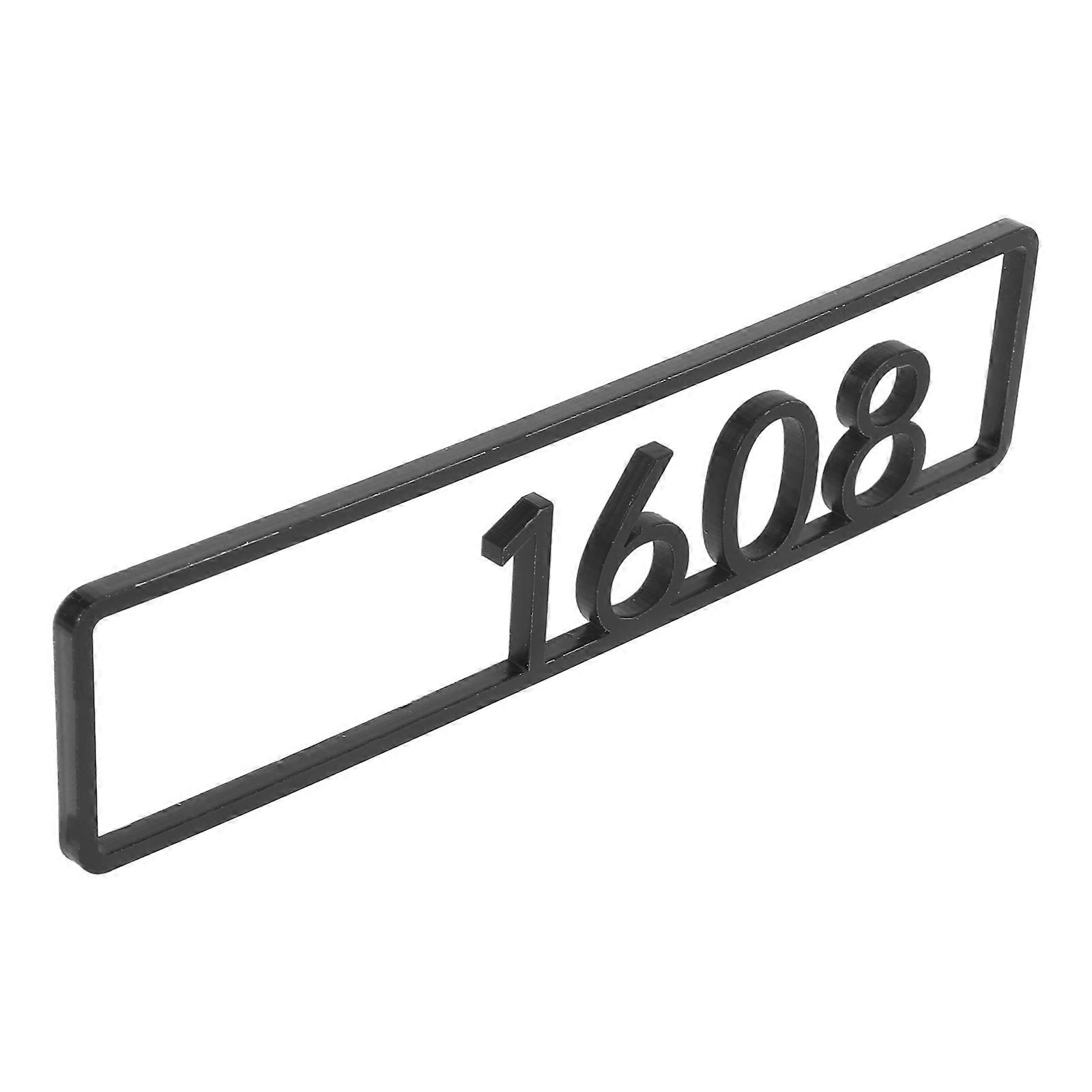 Office Door Numbers Acrylic Door Number Sign for Office Use 5Pcs Black