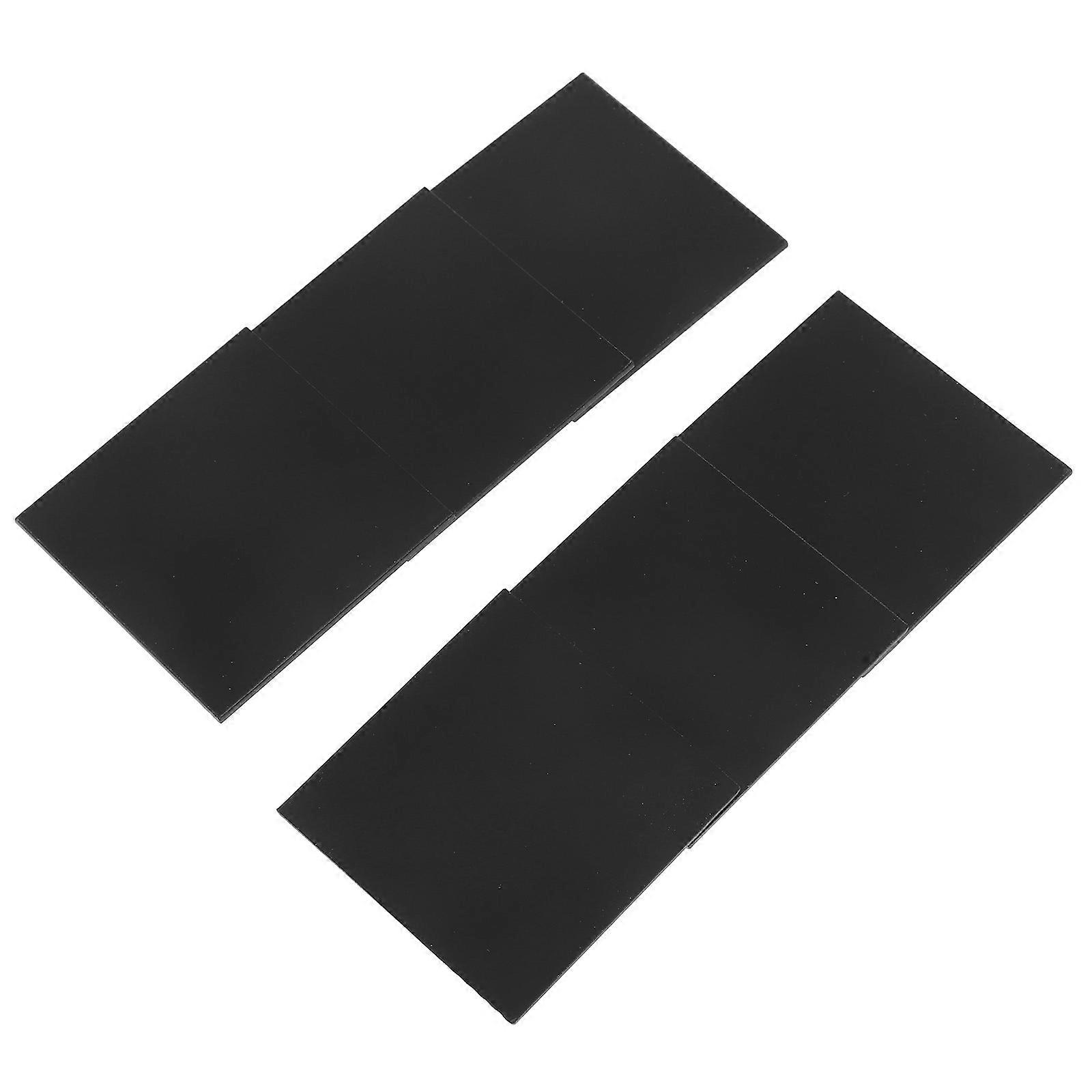 DIY Acrylic Sheet Black Square Boards for Craft 60Pcs Acrylic Set