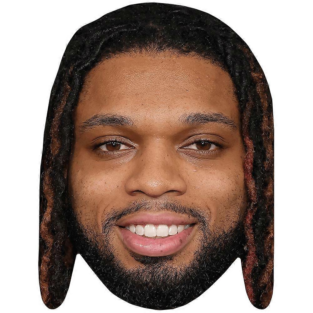 Damar Hamlin (Smile) Big Head. Larger than life mask.