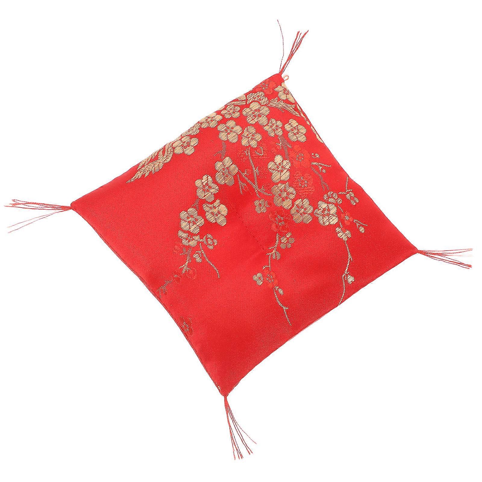 Prosperity Cat Soft Cushion For Home Owners With Floral Pattern Protective Base Design 1Pack