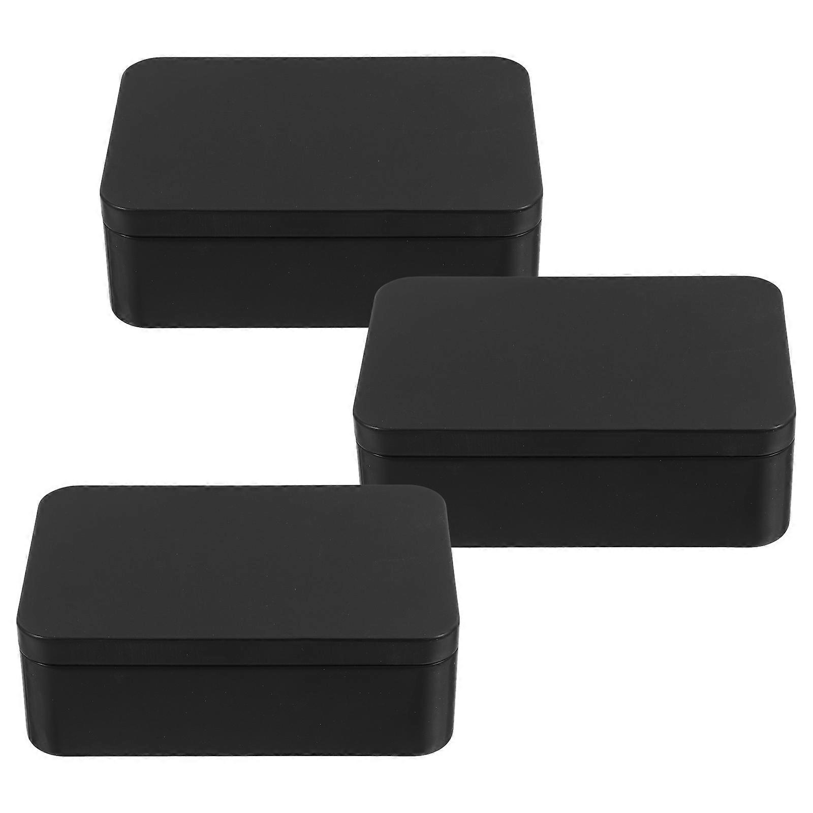 Stylish 9Pcs Card Storage Box For General Users Craft Storage 10.00X7.00X2.00CM Durable Tinplate Material