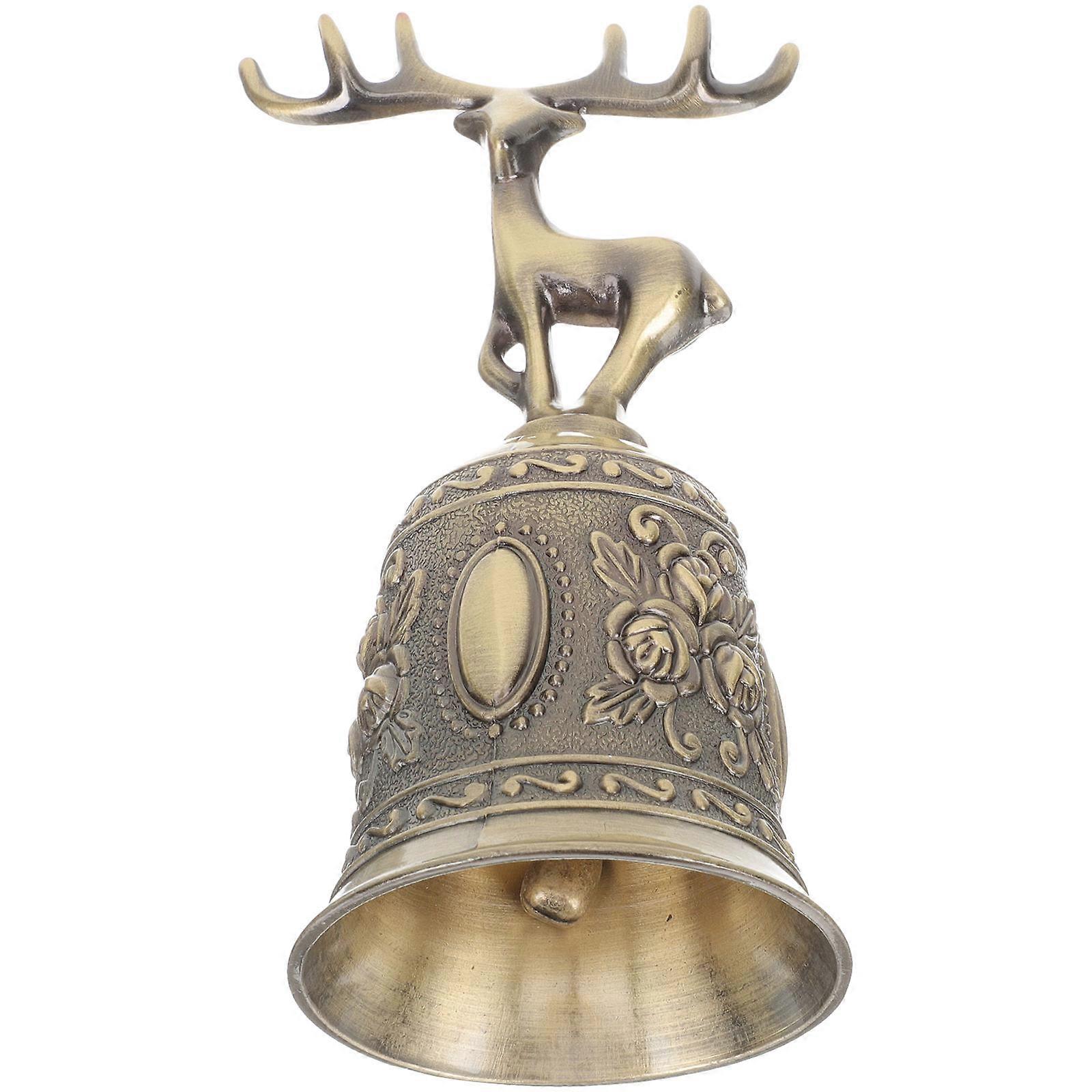 Restaurant Hand Bell Zinc Alloy Bell for Call Use 3Pcs Set