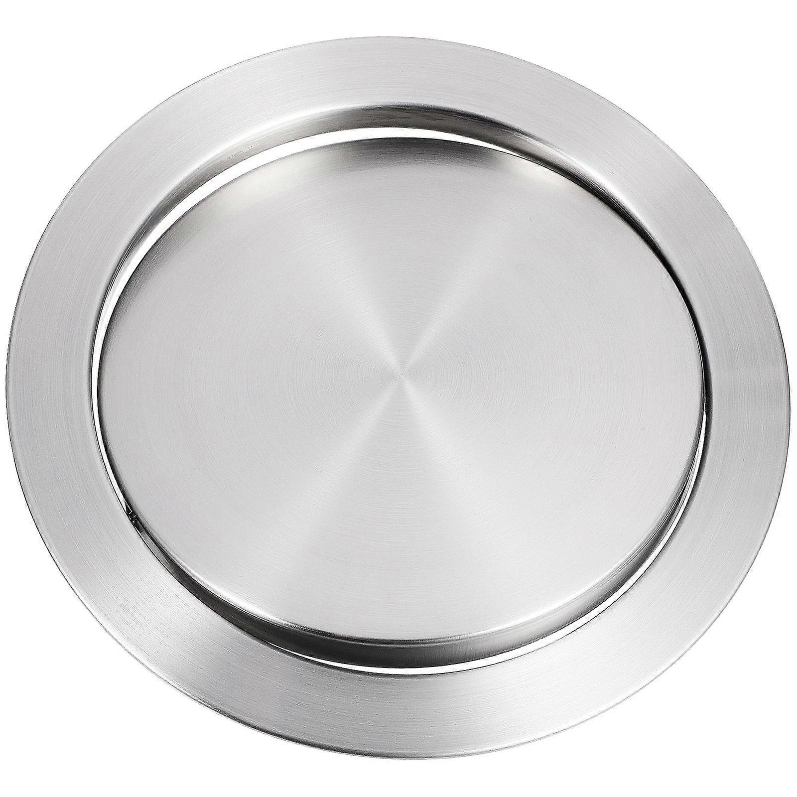 Trash Can Lid Stainless Steel Built-in Flap Cover for Home Use 5Pcs