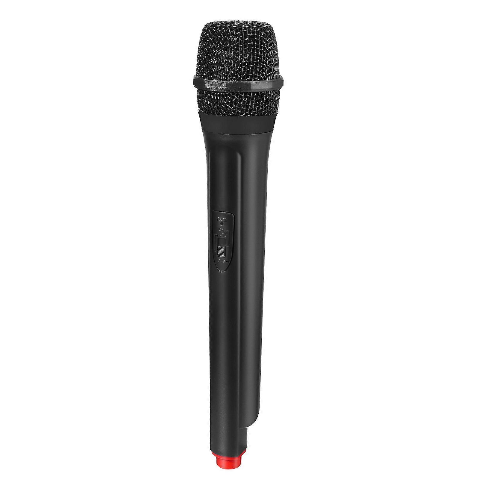 Wireless Prop Microphone Toy for Actor and Kids Performance with High Simulated Design and Black Color 5Pcs