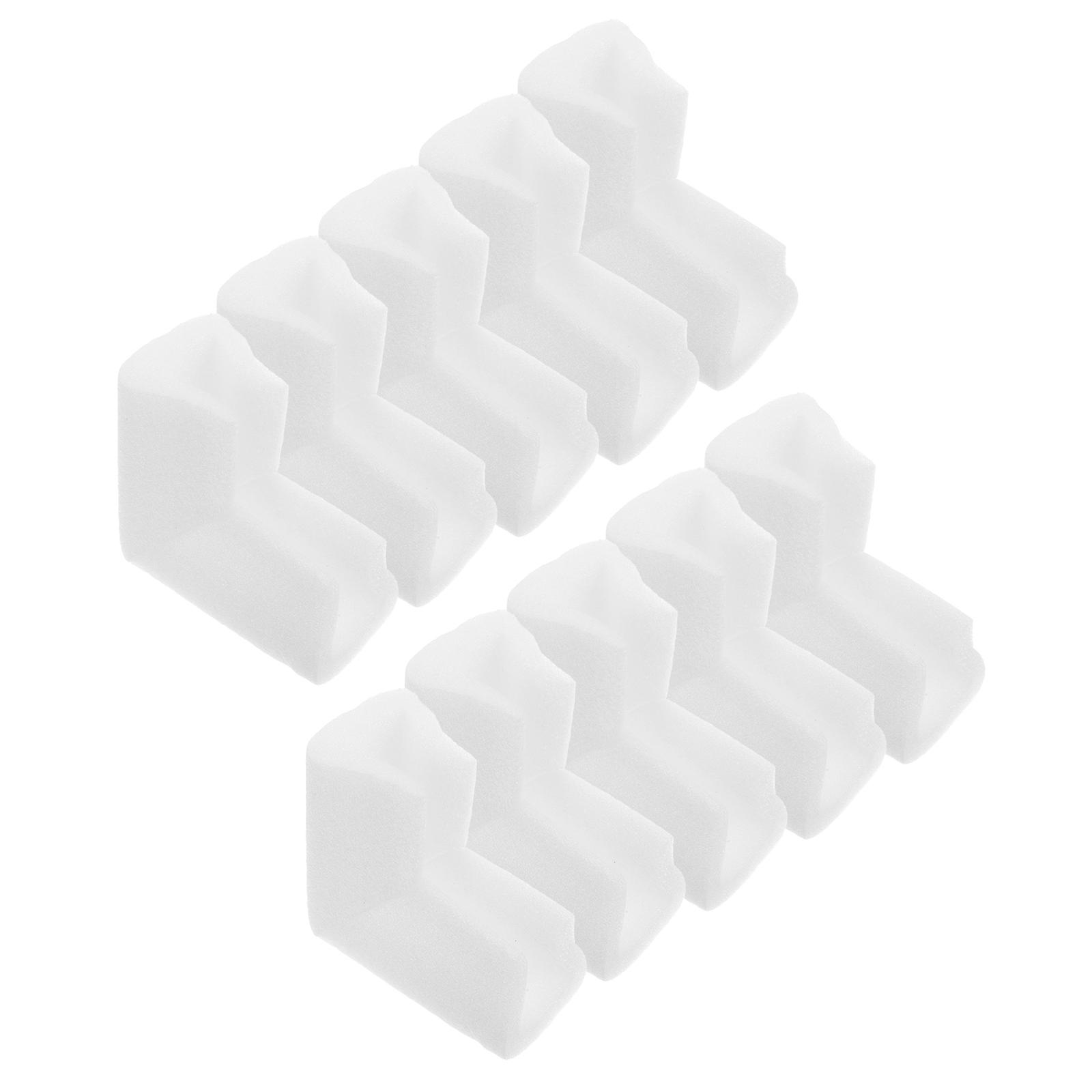 12Pcs Packaging Edge Protectors White U-Shaped Picture Frame Guards For Safe Moving