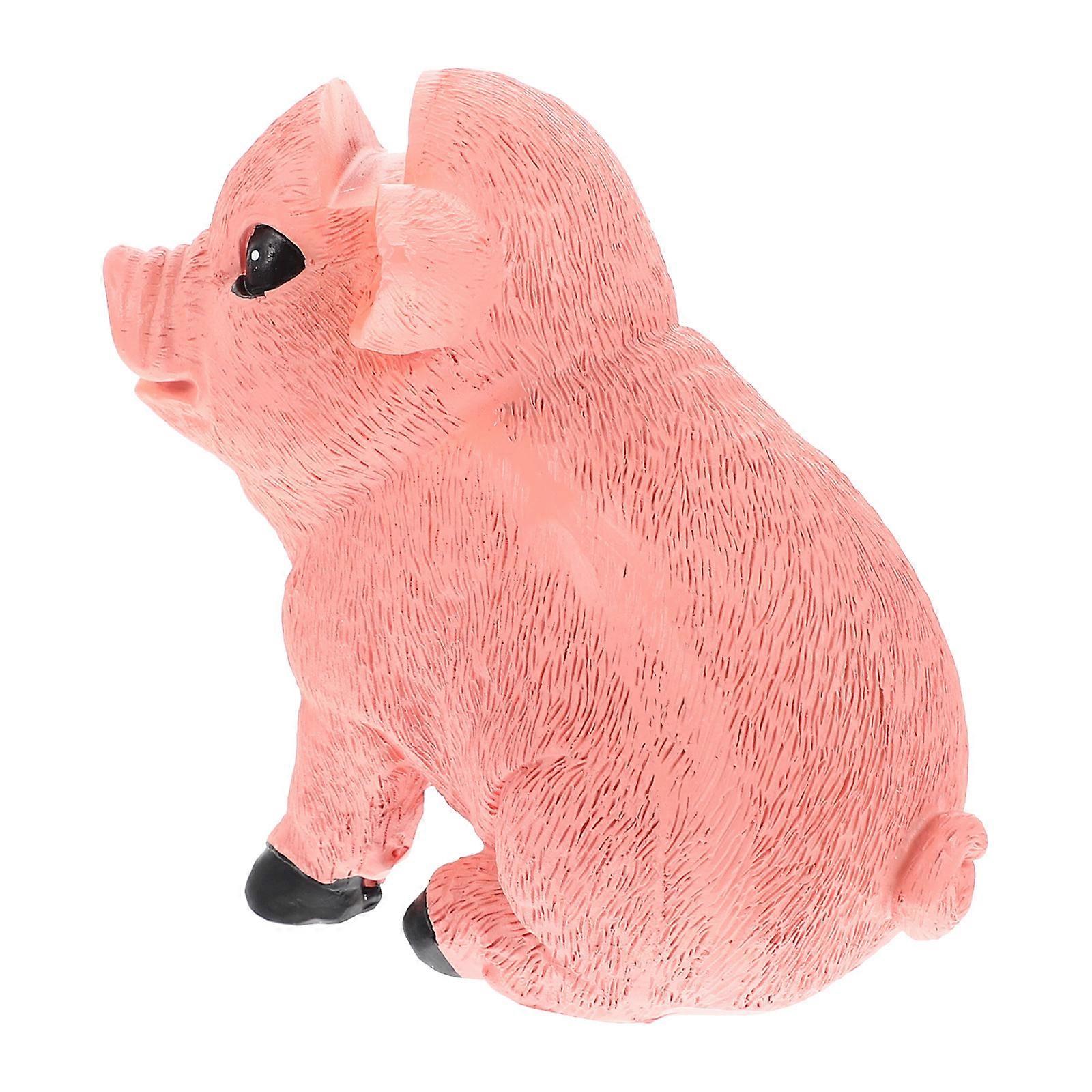 Support à lunettes en résine en forme de cochon pour bureau, 5 pièces