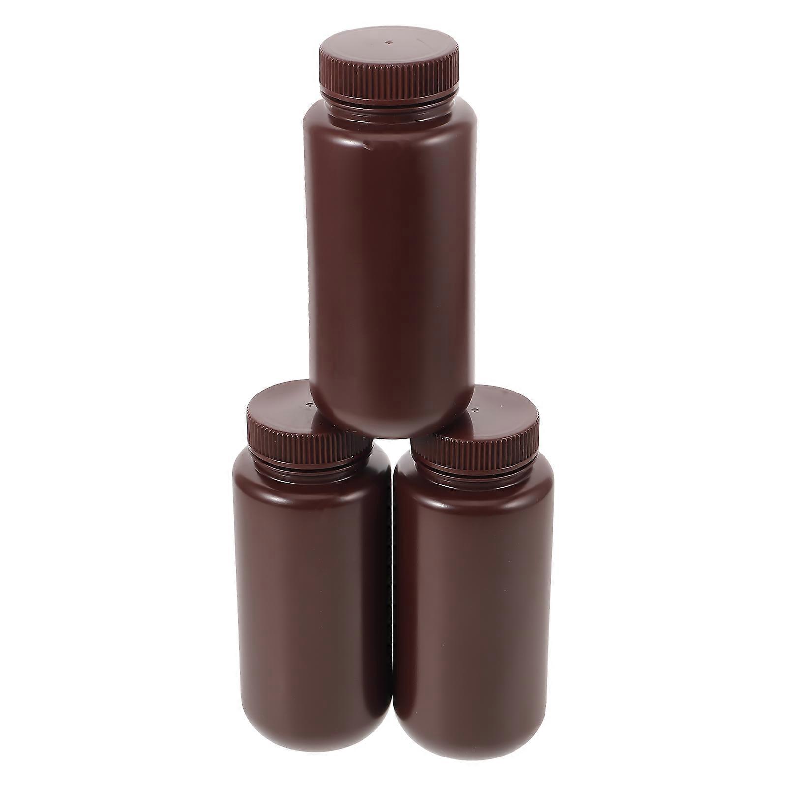 Plastic Medicine Bottles Reagent Containers 6Pcs for Storage Use