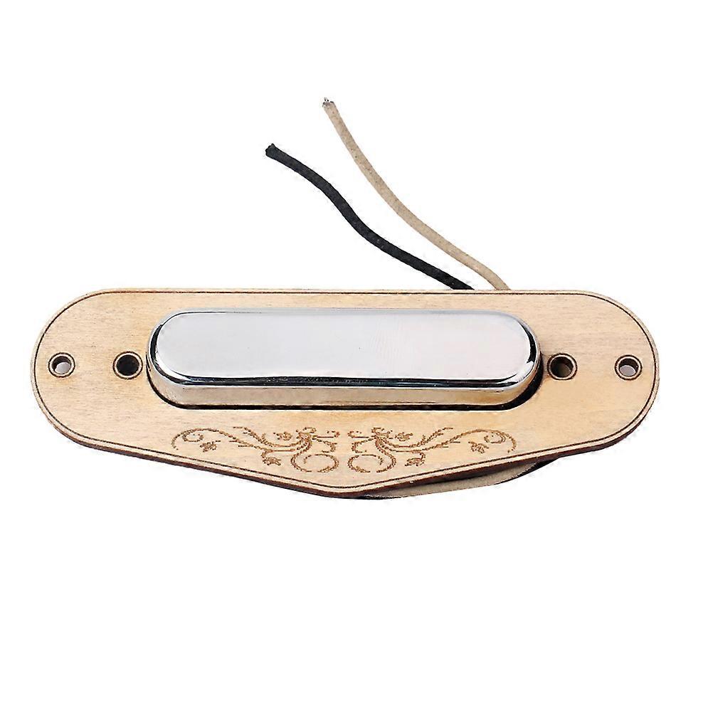 Humbucker Ring Guitar Pickup Frame Maple Wood 2Pcs for Single Coil Use
