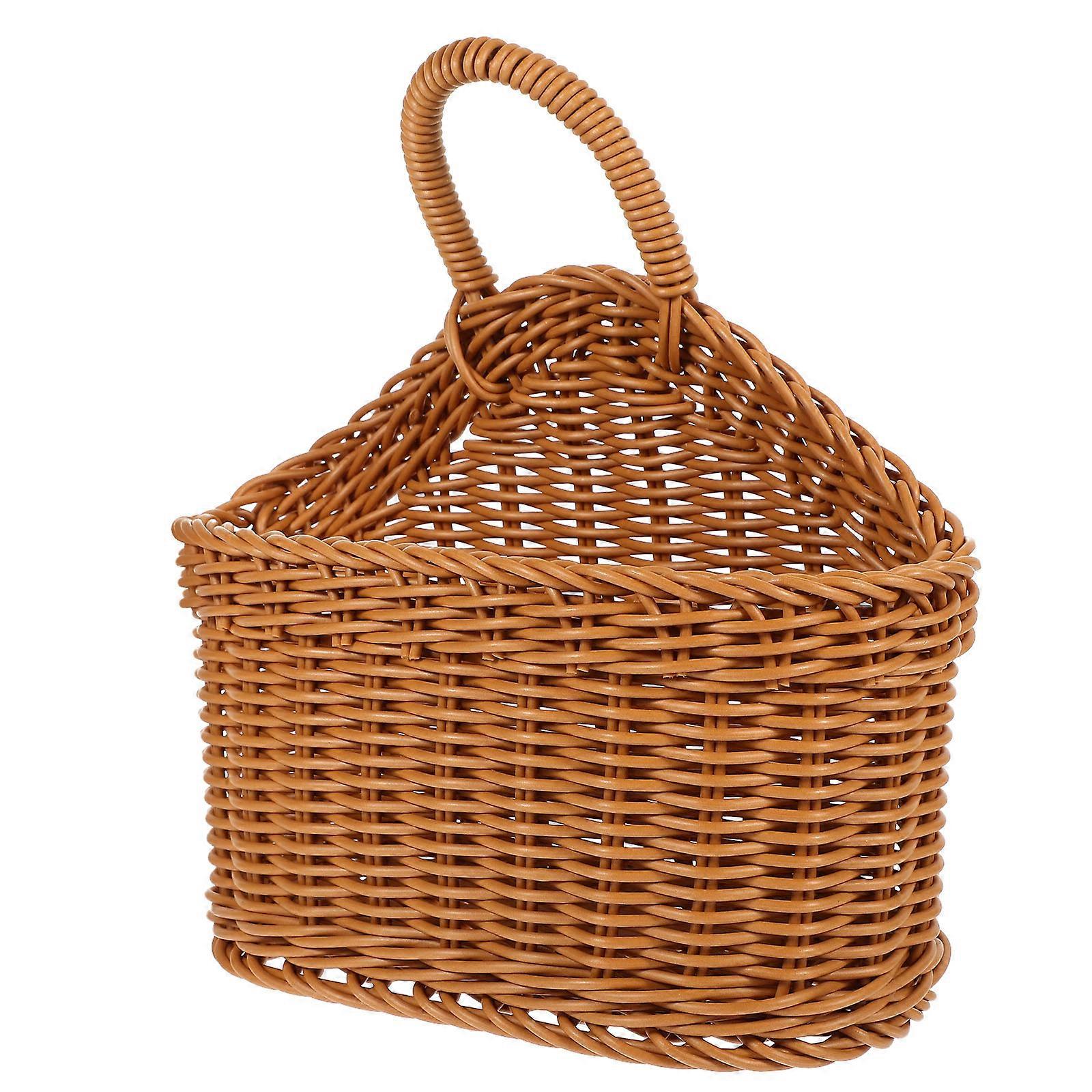 Spoon Basket Countryside Style Plastic for Home 3Pcs Kitchen Storage