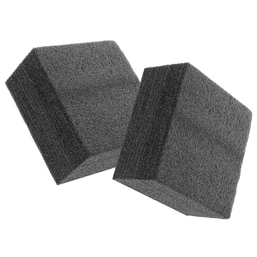 Black Floral Foam Blocks for Flower Arrangements Durable 2Pcs Epe Material
