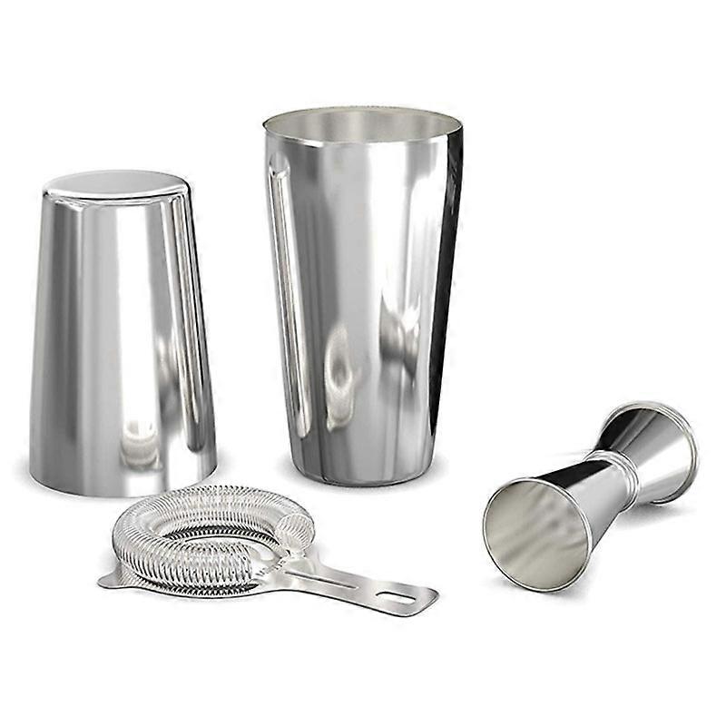 Cocktail Shaker Set: Cocktail Strainer and Jigger Set.