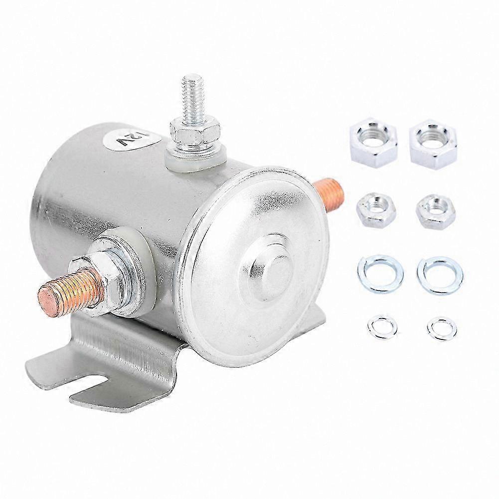 12V 200A 3-Terminal Heavy Duty Solenoid Relay Switch for Cart Winch Boat Applications