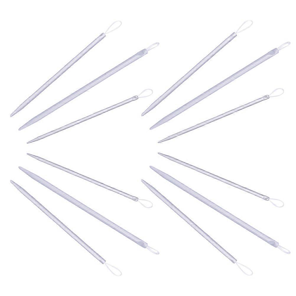 Silver Embroidery Needle Threaders Kit for Hand Sewing 12Pcs