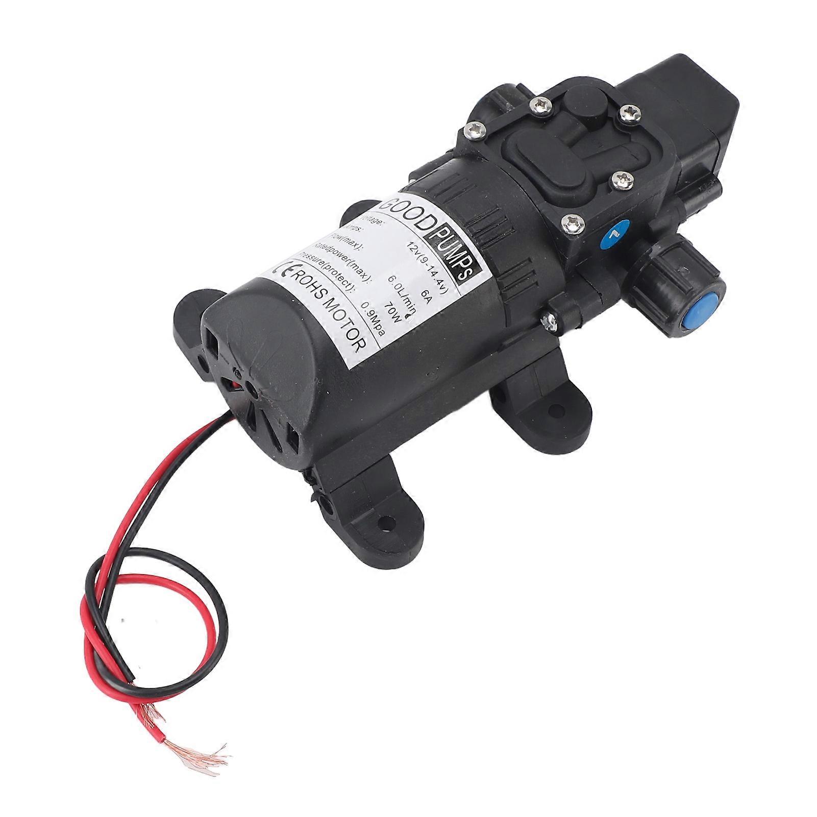 12V Mini Electric Diaphragm Pump Automatic Shutdown 595g