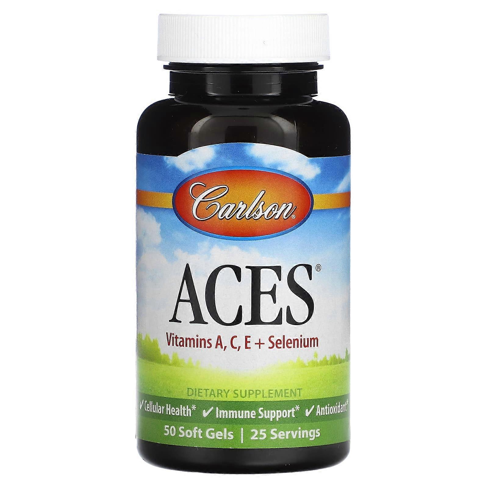 ACES, Vitamins A, C, E + Selenium, 50 Soft Gels