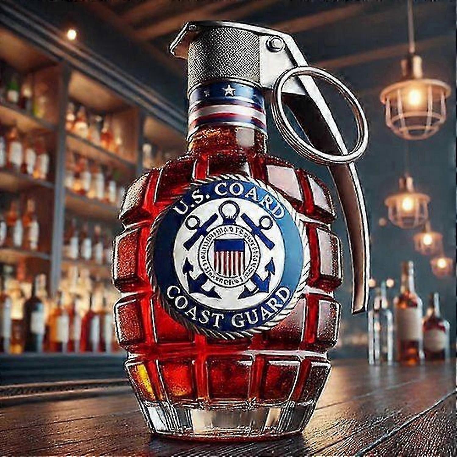 350ml Whiskey Decanter Bald Eagle, Dachshund, Owl, Shaped Bottle, Eagle Shaped