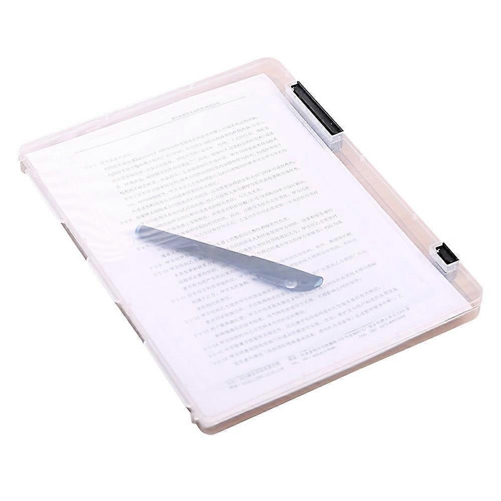 XIUH Halloween Clearance! Tool Series Clear Document A4 Storage File Paper Filling Case Transparent Box Plastic Office Stationery (Black)