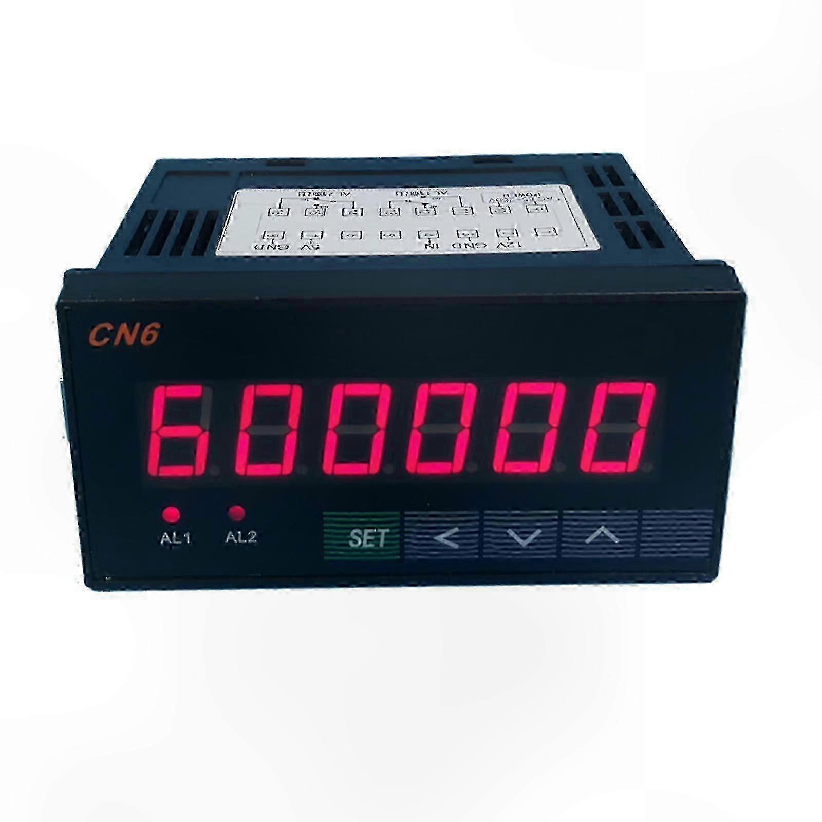 6-Digit Multifunctional LED Counter Grating Encoder Display Meter Relay 220V for Industrial Use