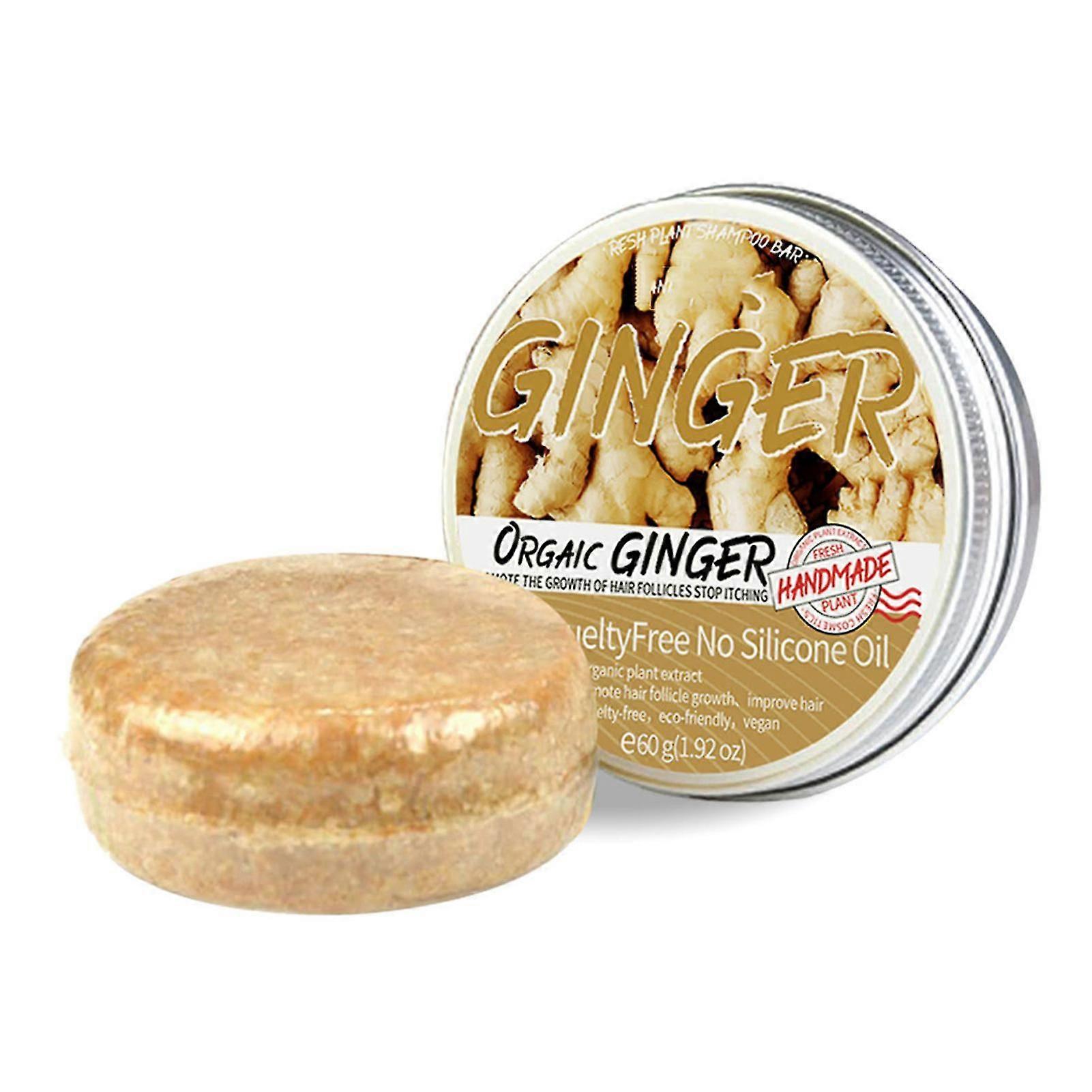 Women's Ginger Shampoo Soap Handmade Soap Nourishing Shampoo Cake Ginger Oil Shampoo Soap