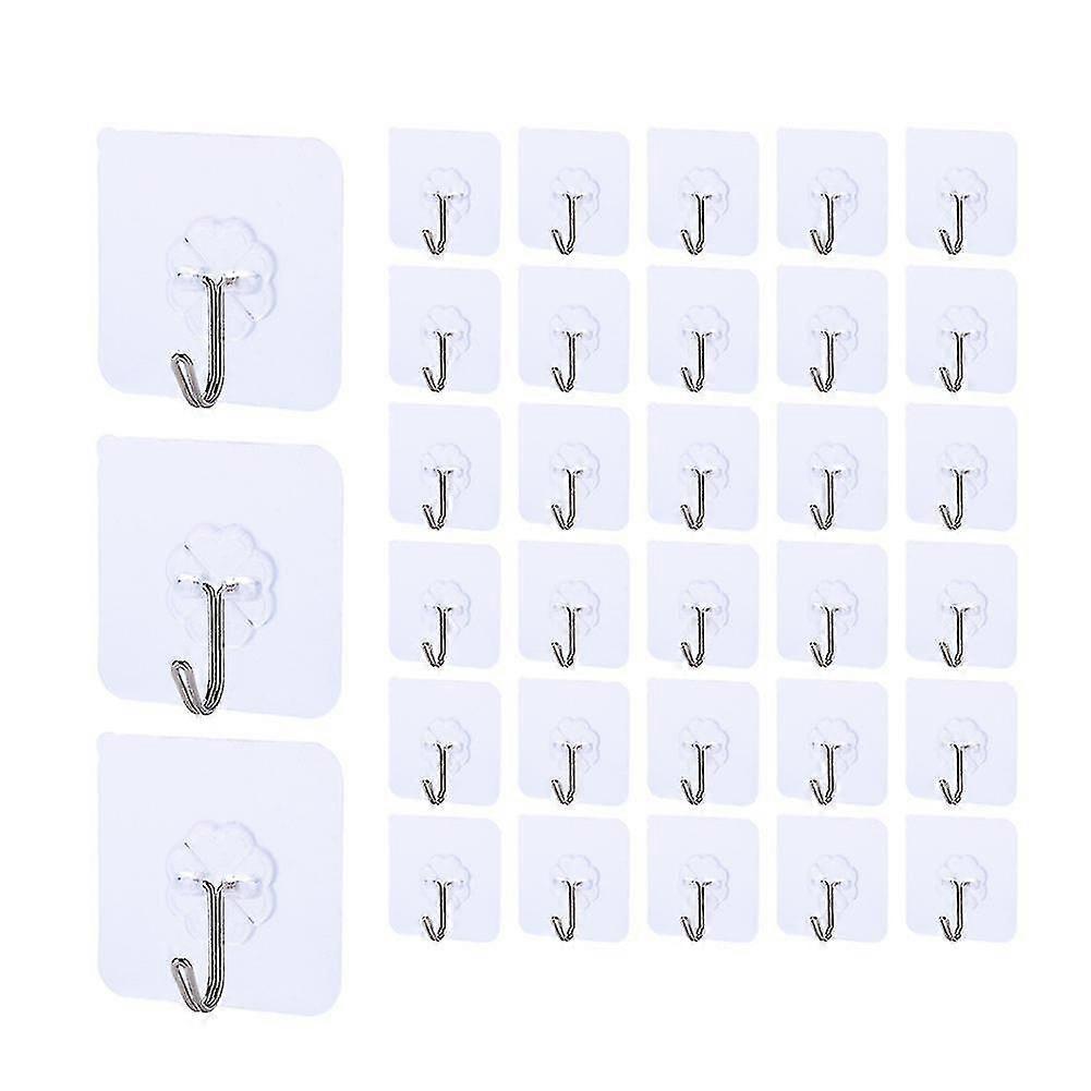 No Punching Seamless Hook Strong Transparent Waterproof Sticker