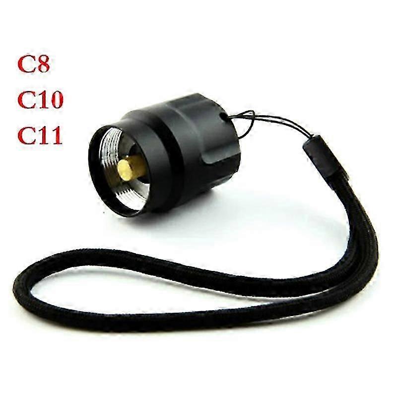 High Quality C8 Q5 Black Flashlight Switch Assembly Tail Accessories Torch Tail Switch Set DIY Accessories