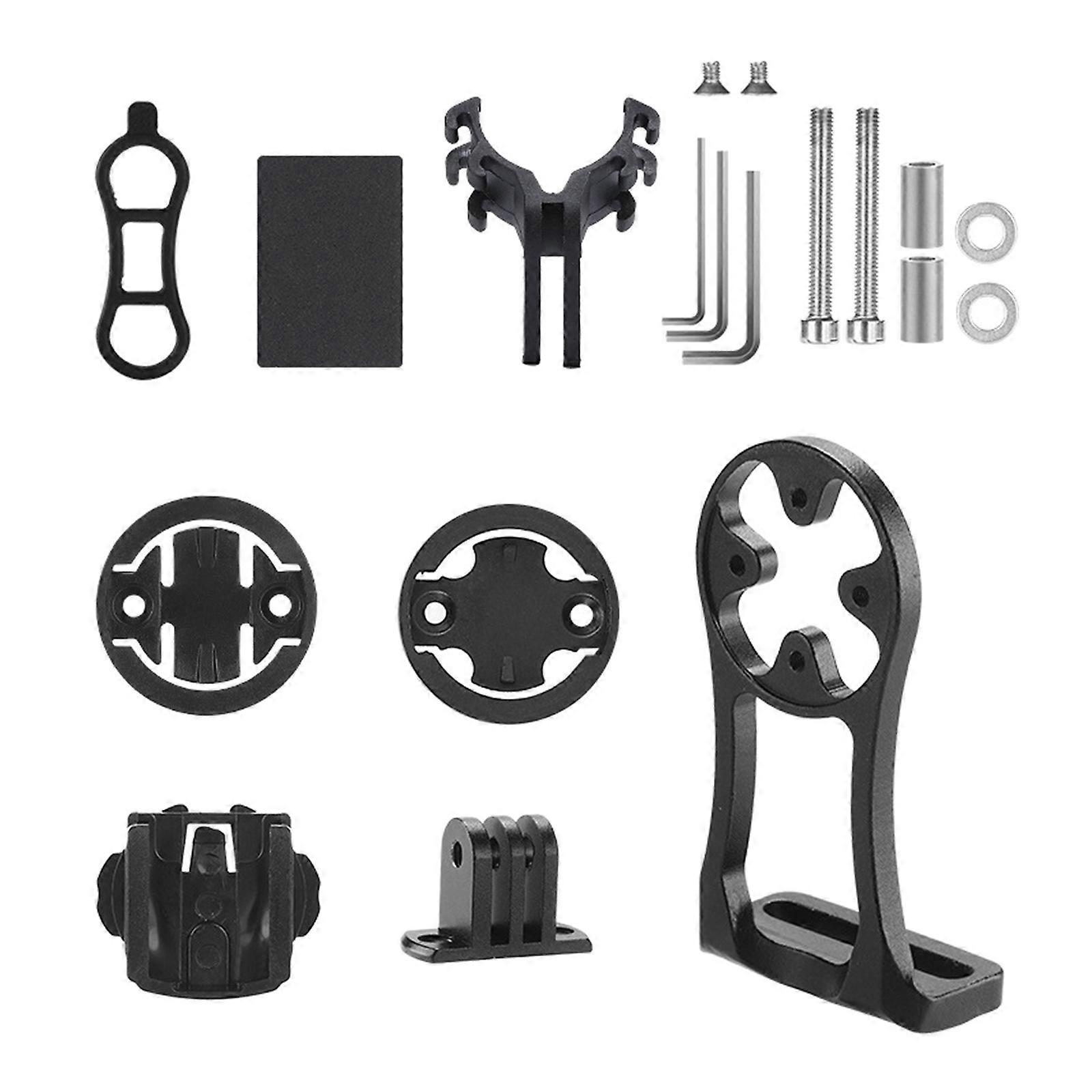 Bike Computer Mount Adjust able Holder for Cycling Extended Mount for Handlebars, Bicycles Phone Torches Stem Support Multicolor