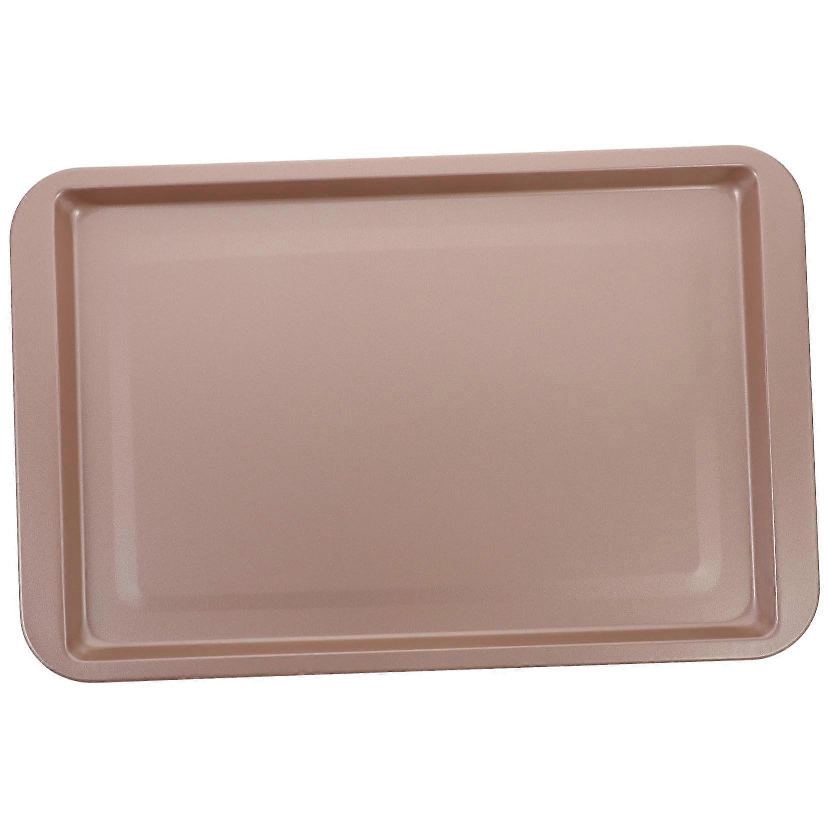 Nonstick Large Baking Pan Reusable Flat Sheet Cake Cookie Tray For Cheesecake And Family Baking With Easy Release