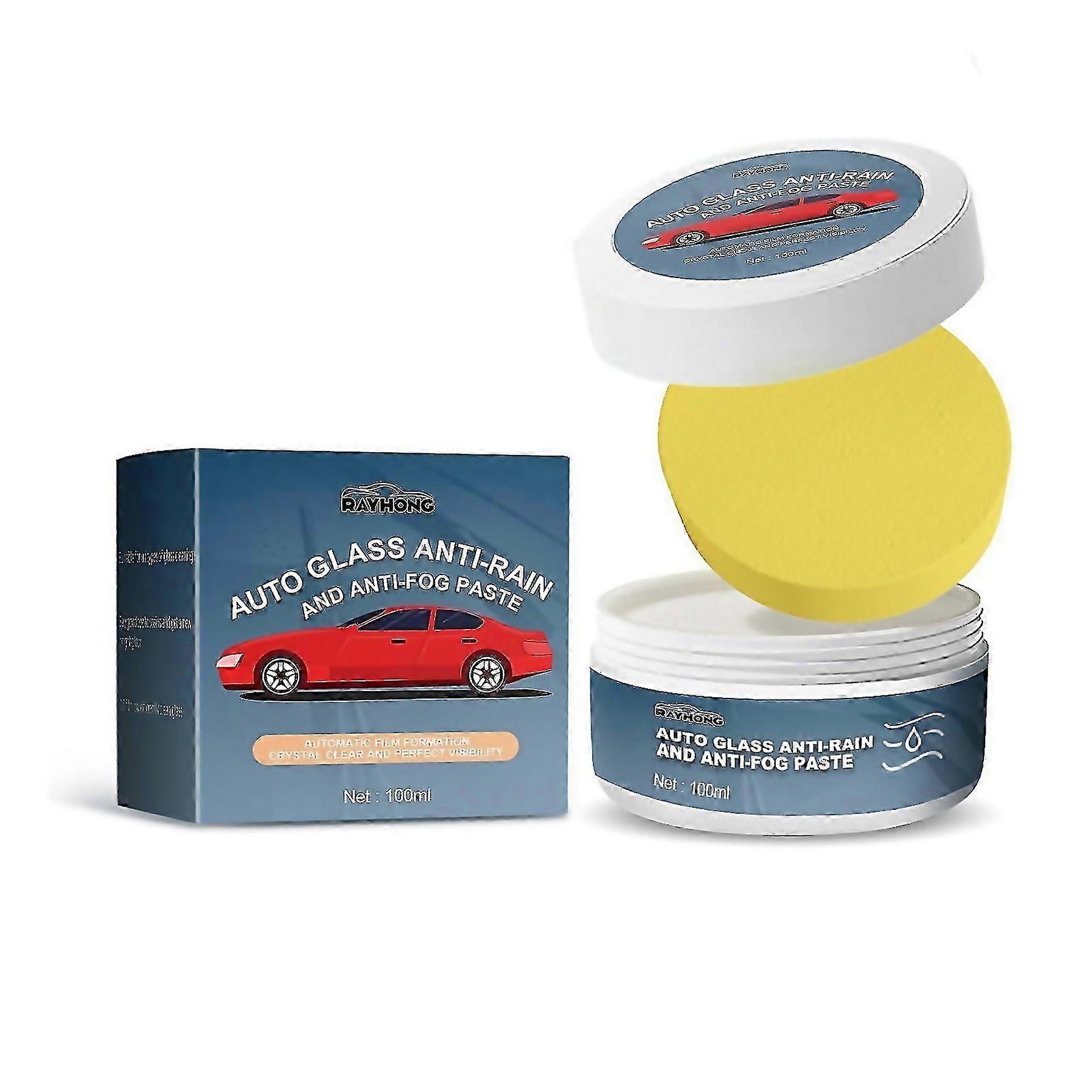 For Premium Car Windshield Oil Film Cleaner Fast Rain Fog Removal Restores Glass Clarity Luster Easy