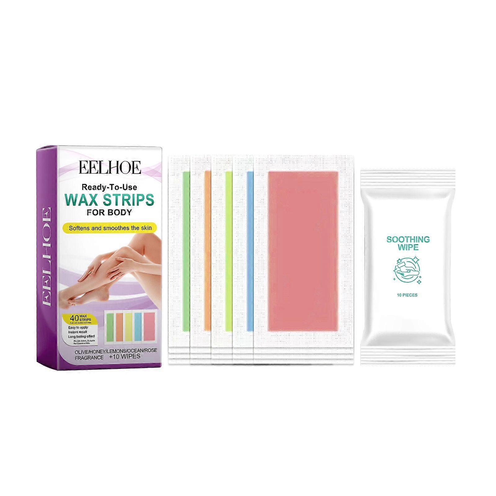 Eelhoe Hair Removal Wax Strips - Suitable For Arms
