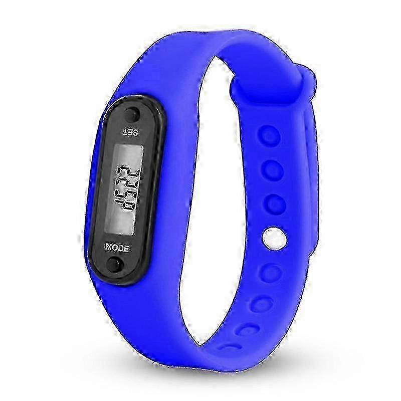 Fitness Tracker LCD Digital Pedometer Walking Step Calorie Counter Wrist Watch