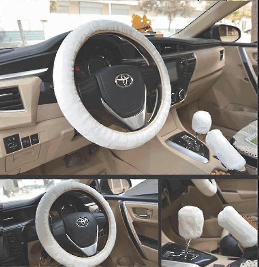 Lenkradabdeckung, universelle Autolenkradabdeckung Plüsch Teleskop