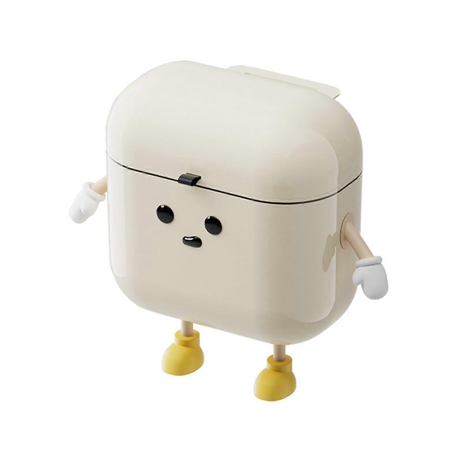 Cabinet Door Trash Can Wall Mounted Kitchen Trash Can With Lid SpaceSaving Garbage Container UnderSink Trash Storage