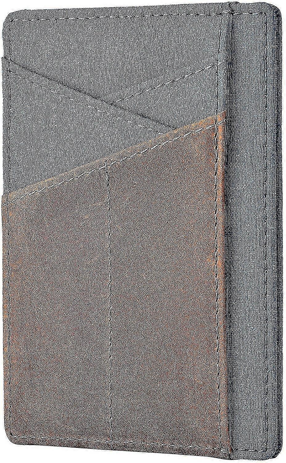 Slim Front Pocket Wallet Minimalist Secure Thin Credit Card Holder, 1 Pack, Blue