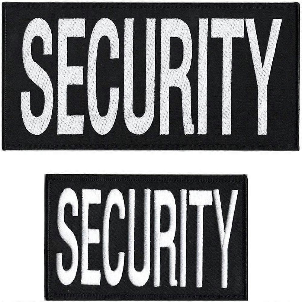 2 Pack Small Security Patches 2 Pack Security Badge Coat Sticker Security Vest  Vest