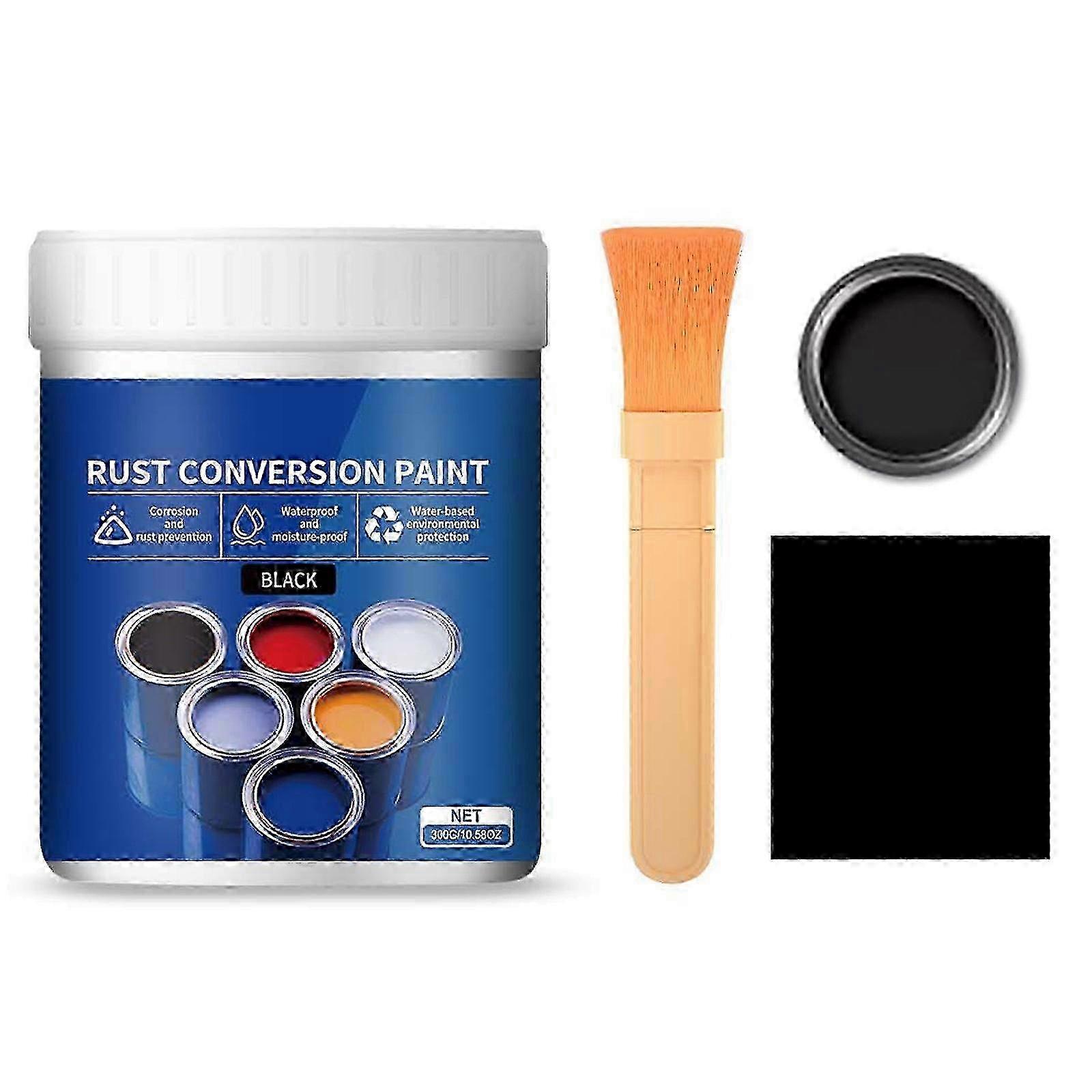 Rust Converter Paint: Transforms Rust into a Protective Coating for Metal Surfaces - Water-Based, Weatherproof Formula for Home Renovations, 300g 2025