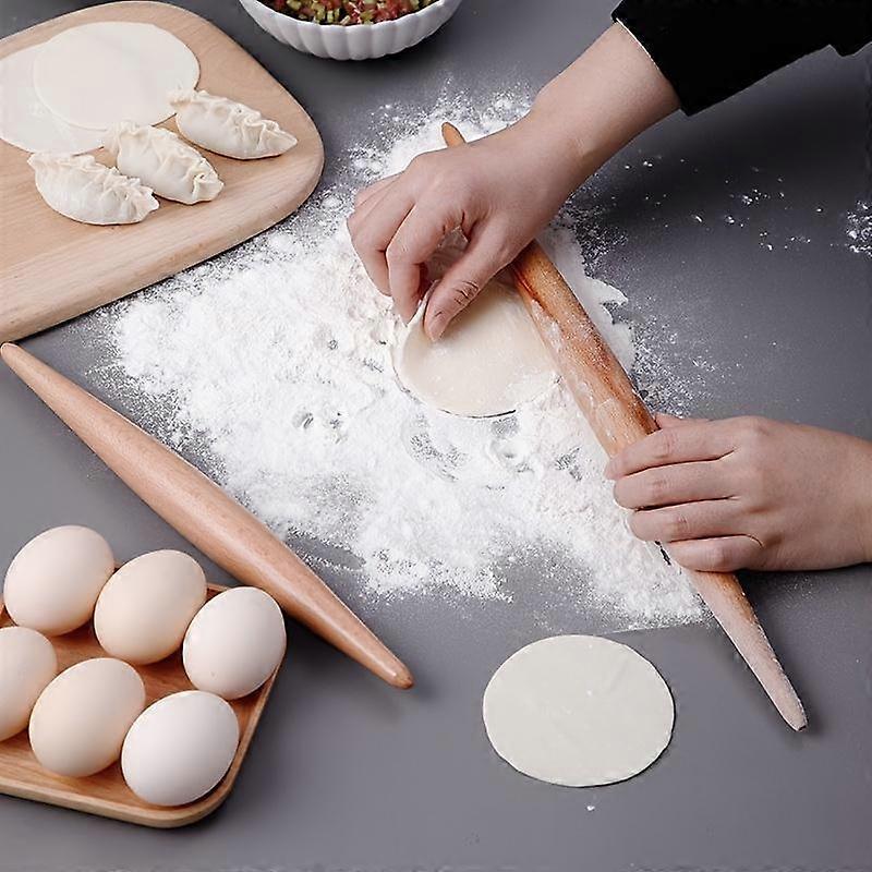 1pc Pointed Rolling Pin, Dumpling Special Wood Rolling Pin, Wooden Stick, Rolling Dough Stick, Small Stick, Kitchen Gadget Baking Tool For R