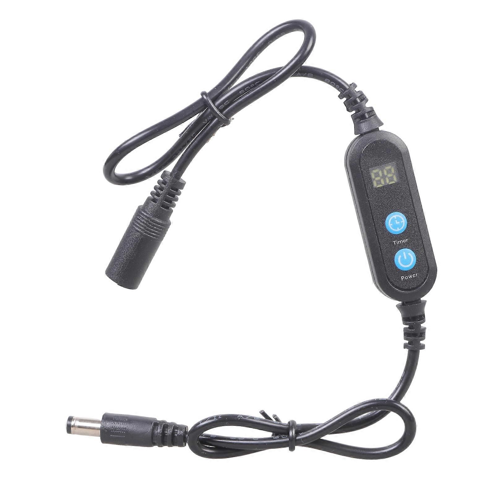 Modifiable 24 Hours Timing Power Cord With LED Screen For Refrigerating Admirers Water Pumps Lighting Multicolor