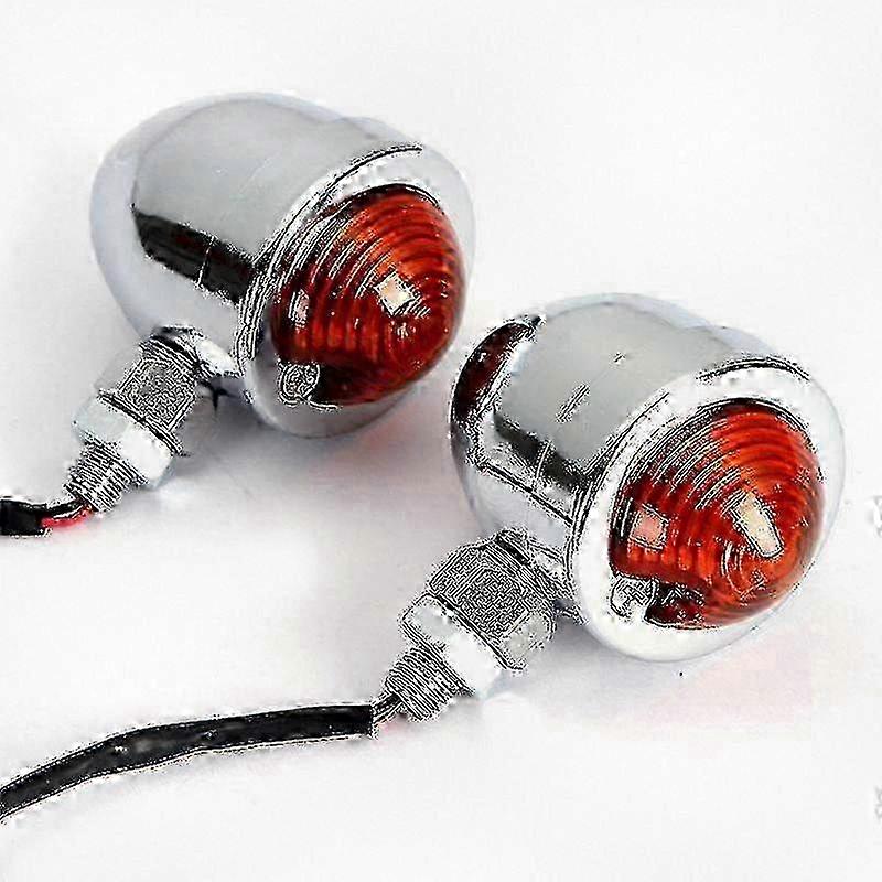 12V Universal Motorcycle Headlight with Passing Fog Light Front Turn Signal Lamp Mounting Bracket Holder Compatible with Various Bike Models