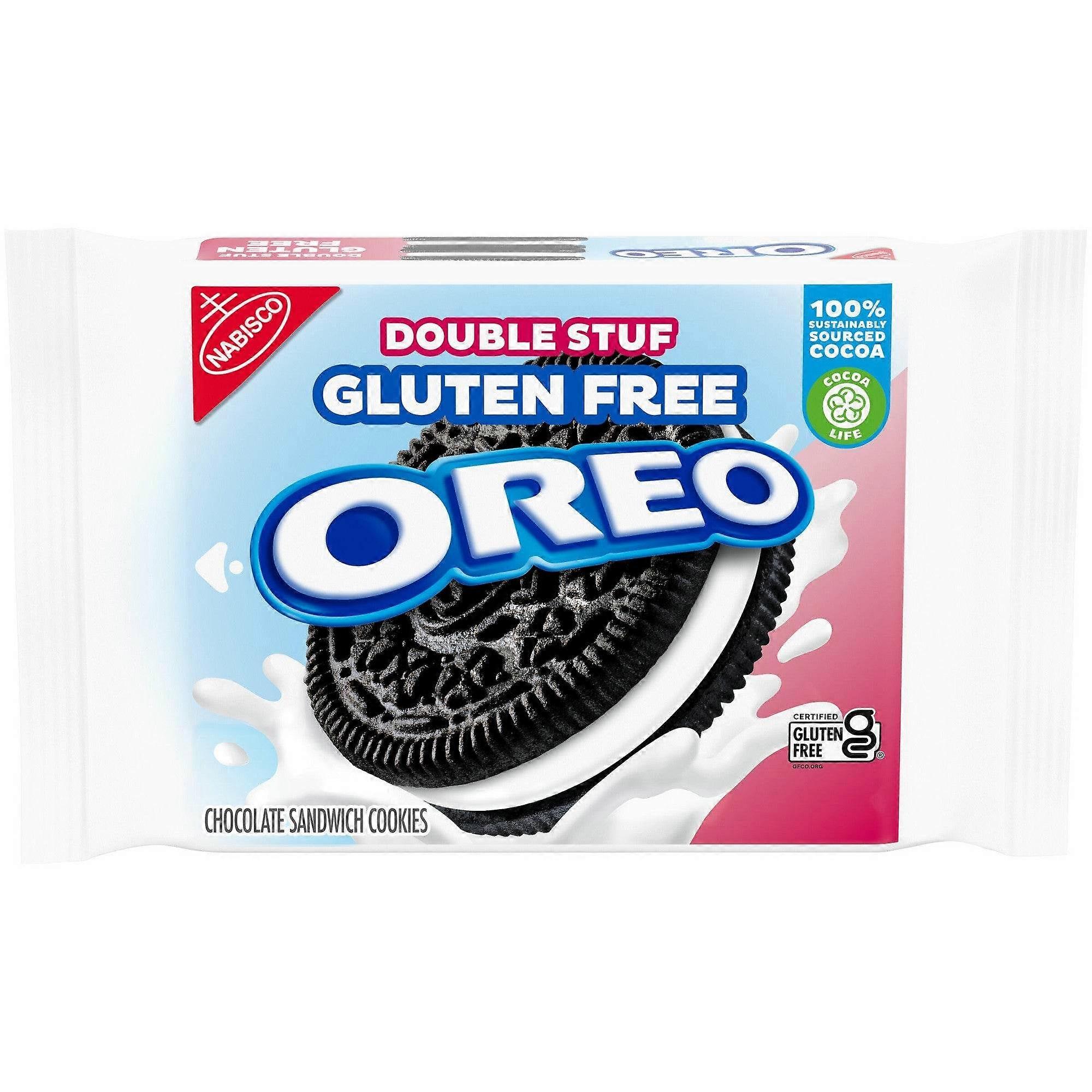 Oreo Double Stuf خال من الغلوتين ، حجم عائلي ، 14.03 أونصة