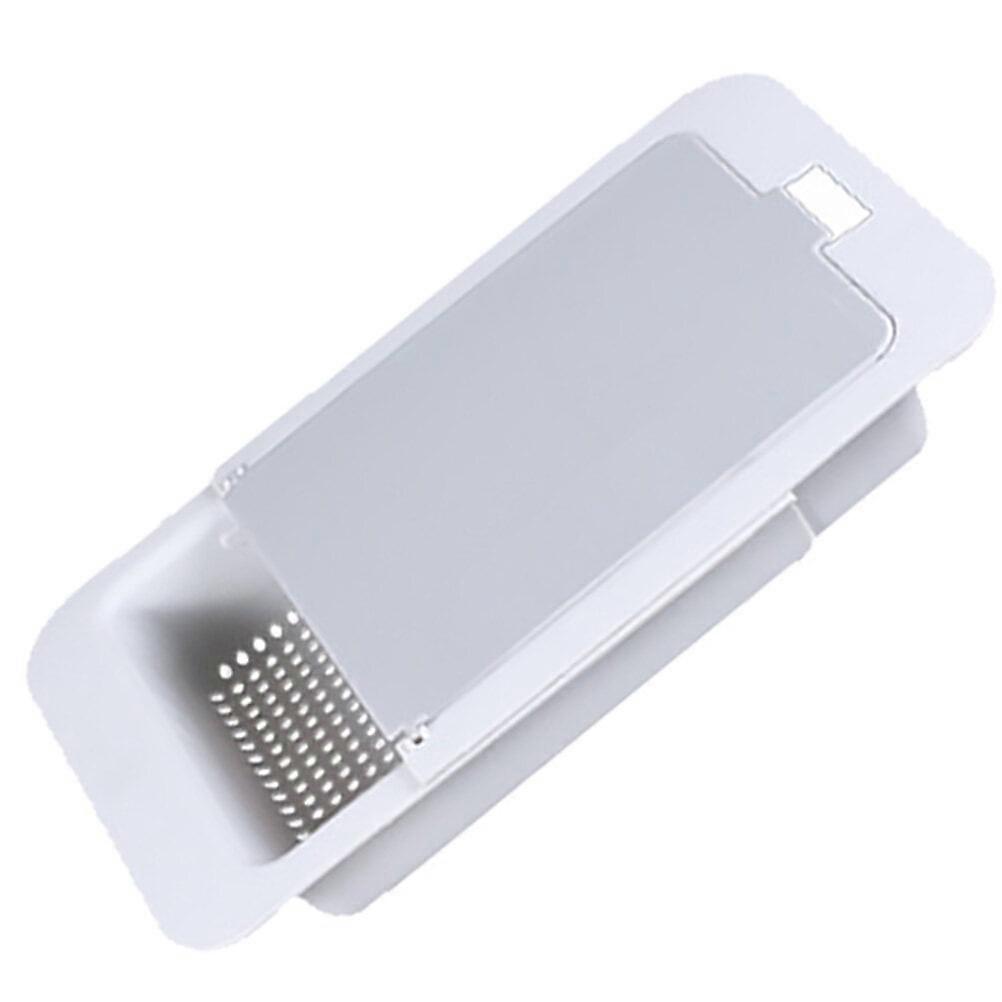 Eease Grey Sink Colander with Chopping Board & Adjustable Strainer