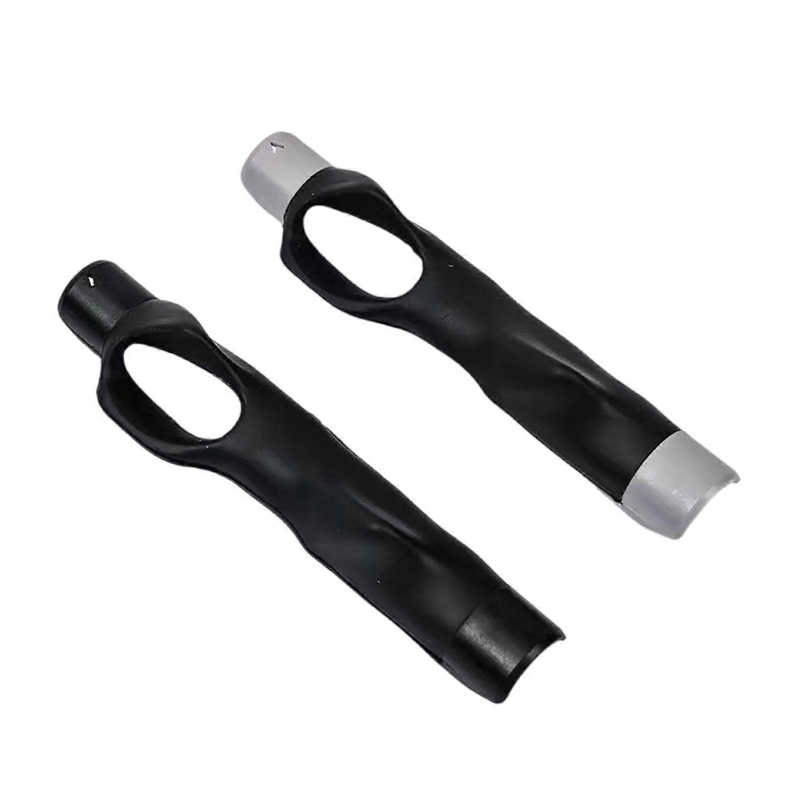 2pcs Ergonomic Golf Grip Corrector Training Tool For Improved Swing Accuracy  Black grey