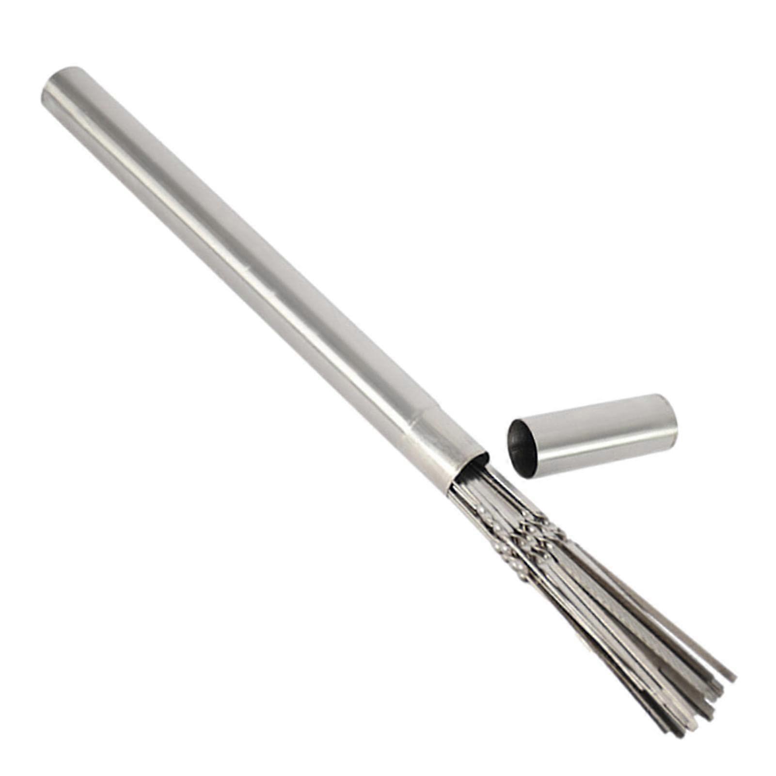 Skewer Storage Containers Barbecue Skewer Storage Tubes Flat Metal Skewers Organizer BBQ Sticks Reusable Quick Drying