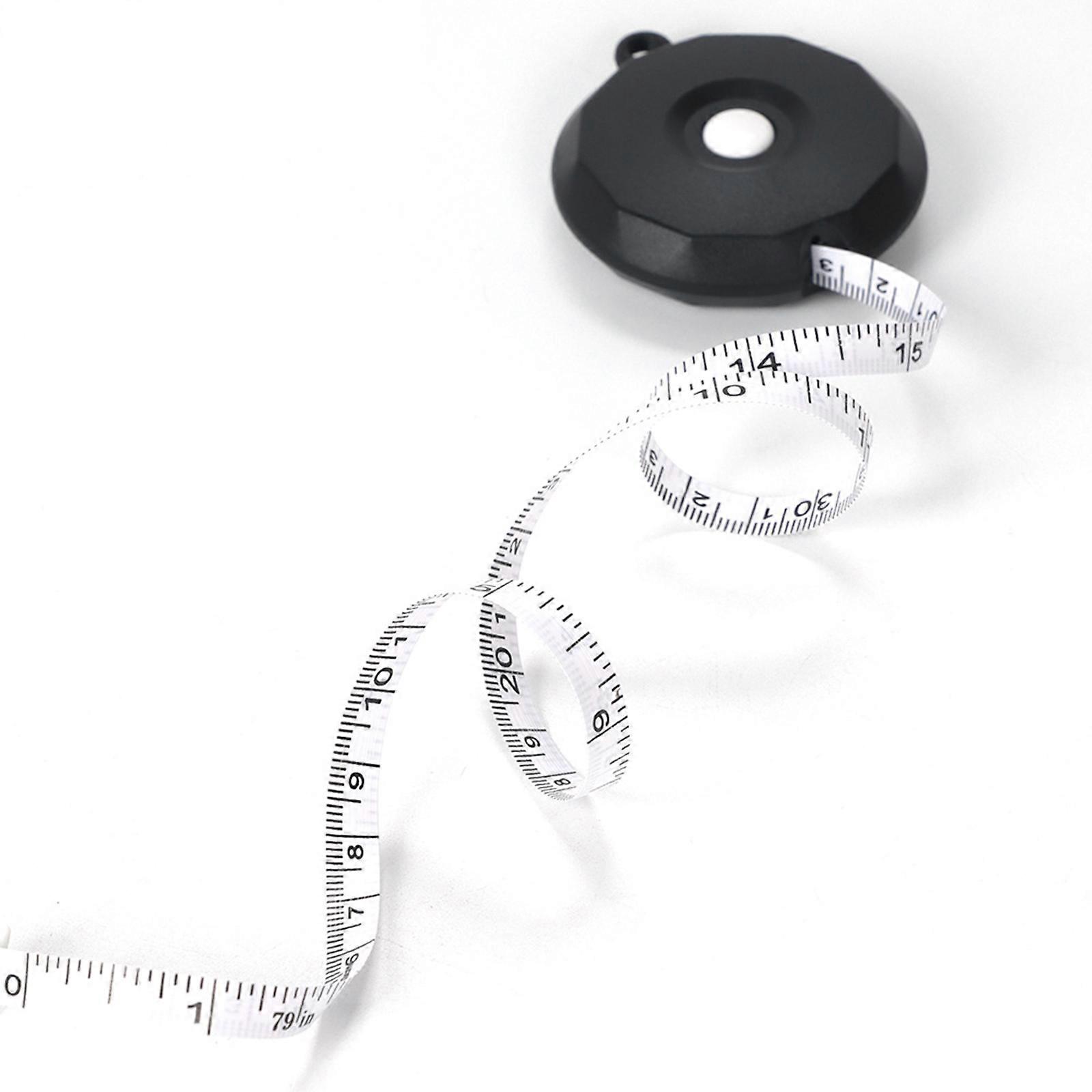 2 Scale 2M Flexible Measuring Rulers Automatic Lock Feature Compact Easy Carry Design For Accurate Height Body Measurements Strong Plastic Multicolor