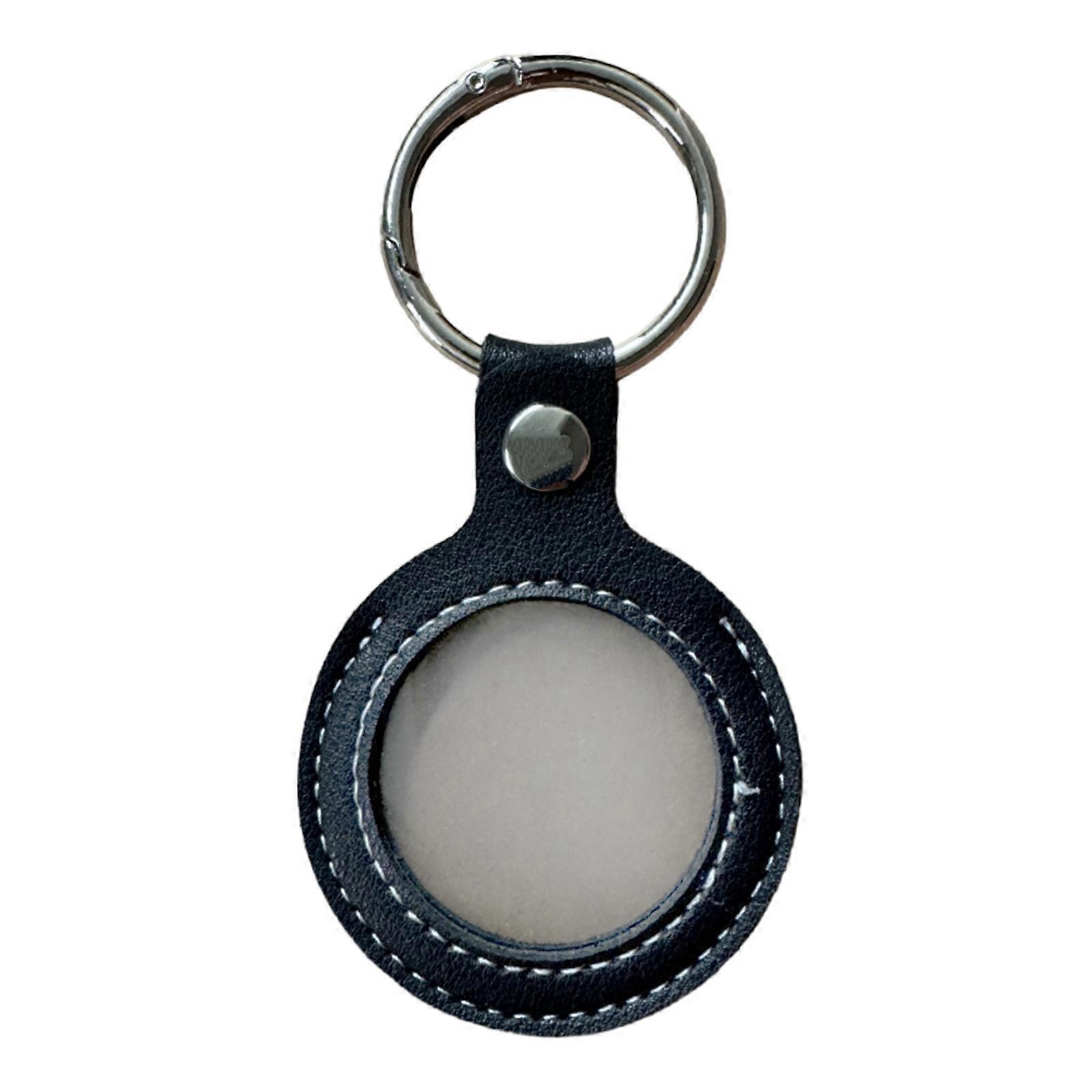 Versatile Keychain For Coin protections And Fashionable Pairing Built In Secure Snap Closure  White line