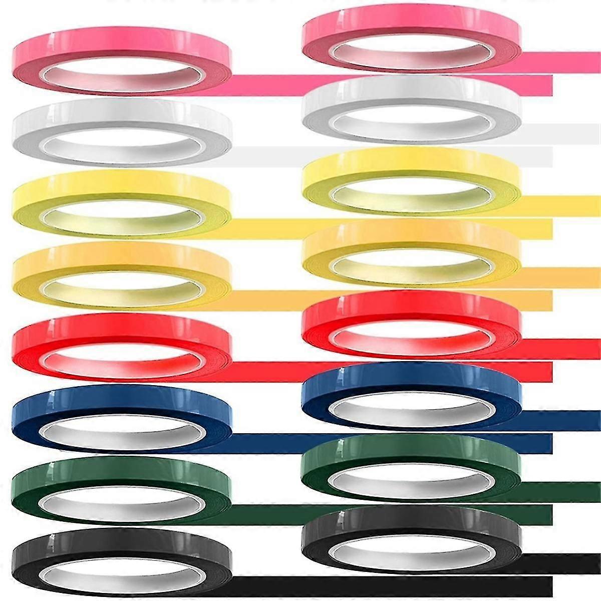16 Rolls Of Tape For Instruments Identification, 216 Ft/l X 0.4 In/w Colors Autoclave Tape - Autoclavable 270f(8 Color)