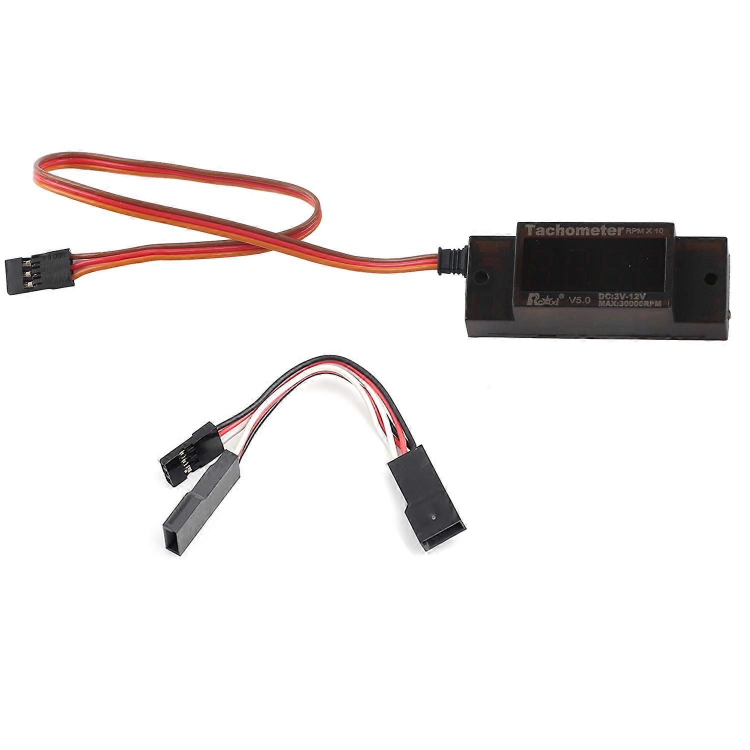 RC Accessory Ignition Mini Tachometer V5.0 Revolution Meter for Petrol/Gas Engine