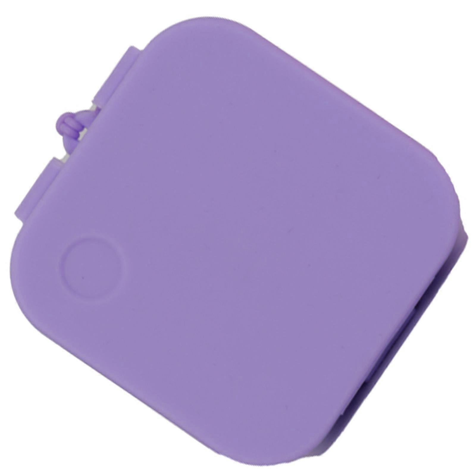 Retainer Storage Case for Various Occasion Silicone Organized Box Container Suitable for Users of Clear Aligners  Purple