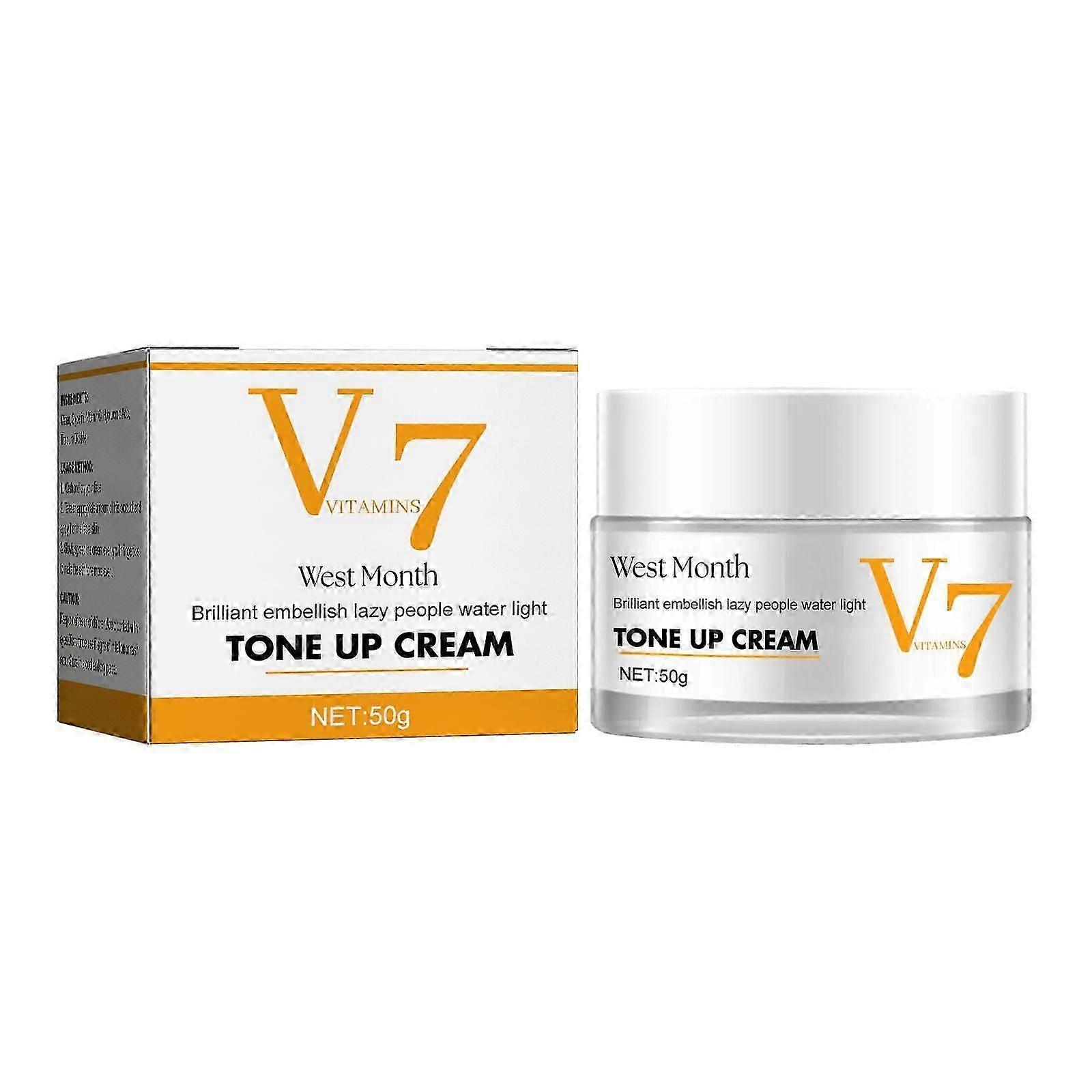 Westmonth Brightening Tone-up Cream, Refreshing, Moisturizing, Non-greasy, Hydrating, And Brightening, 50g