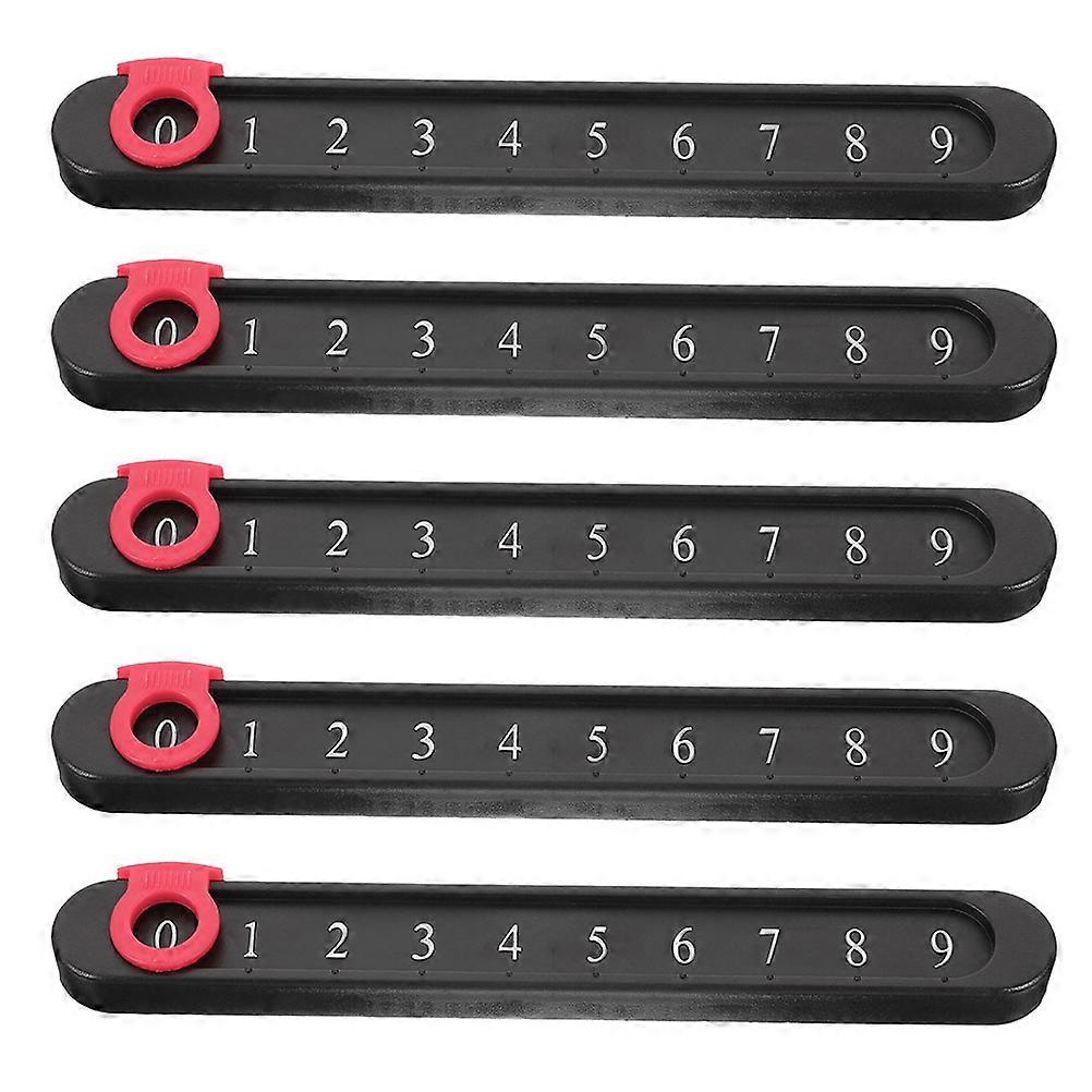 Mini Table Games Scoreboard Foosball Score Counter Set of 10 Pieces